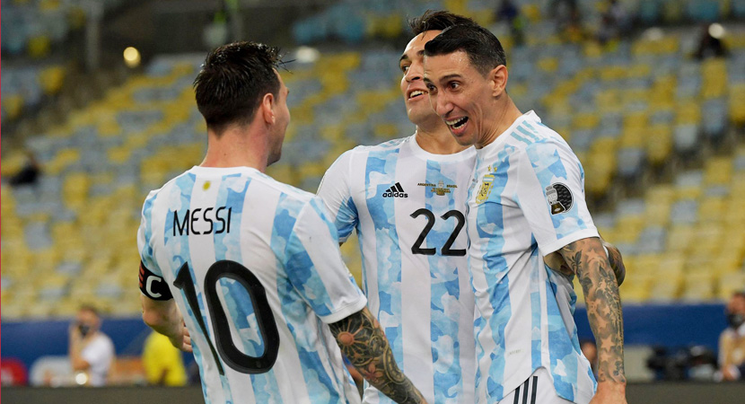 梅西圆梦 阿根廷1-0巴西美洲杯夺冠