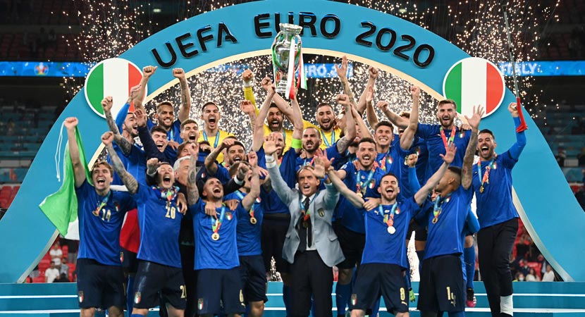 意大利点球战胜英格兰夺得欧洲杯冠军